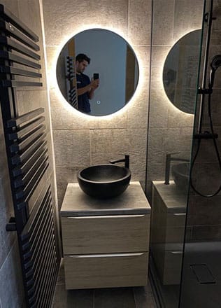 Salle de bain par Luciano P., plombier du réseau Saint-Gobain