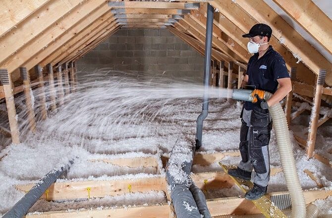 isolation comble soufflage laine de verre