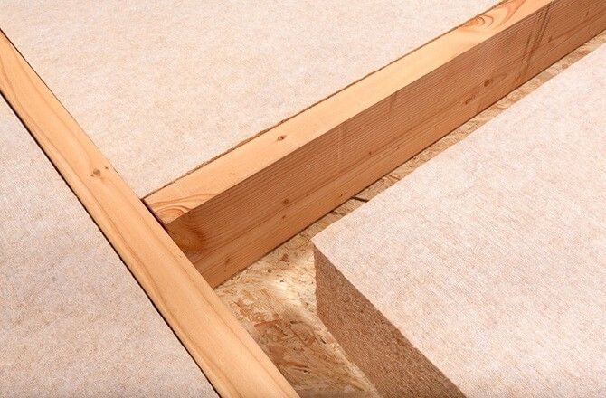 panneau de fibre et bois et ossature bois