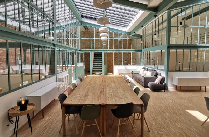 Parquet bambou par Iyas B, EGB à Marcoussis