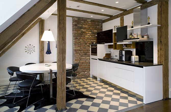 Poutres apparentes naturelles