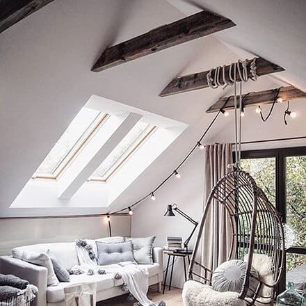 Poutres apparentes hamac