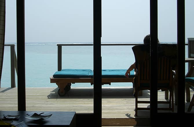 Terrasse sur pilotis panorama