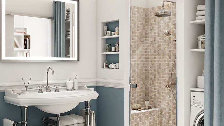 Une salle de bain italienne