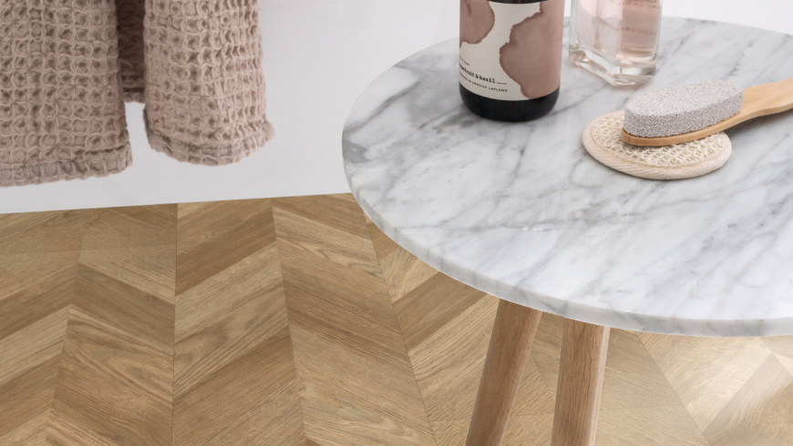 Revêtement de sols décor Chêne Pitaru, reproduction points de Hongrie classique, Collection Pure Nature de chez EGGER, réf. EPD033