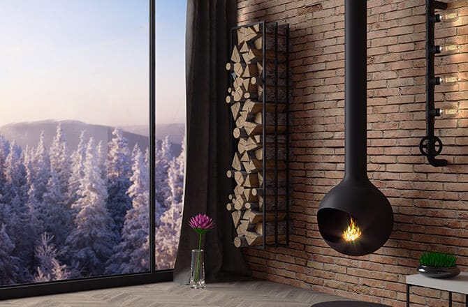 isolation chalet bois – parement en briques