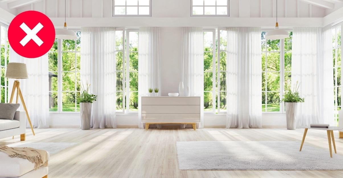 erreur agencement salon 