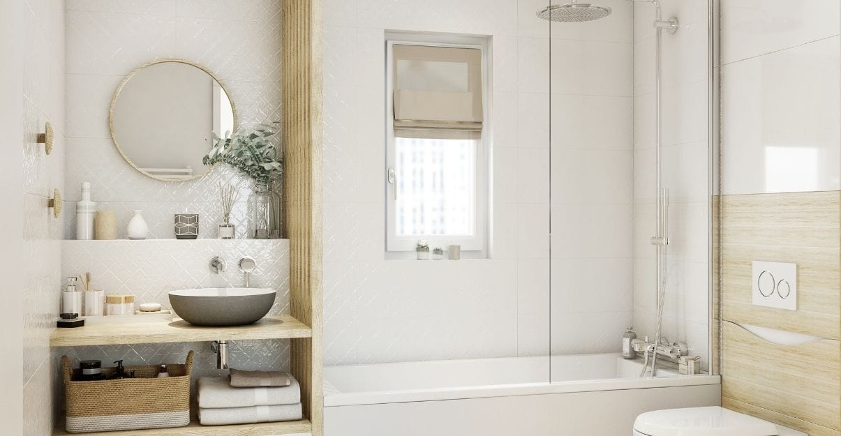 salle de bain renovation maison scandinave