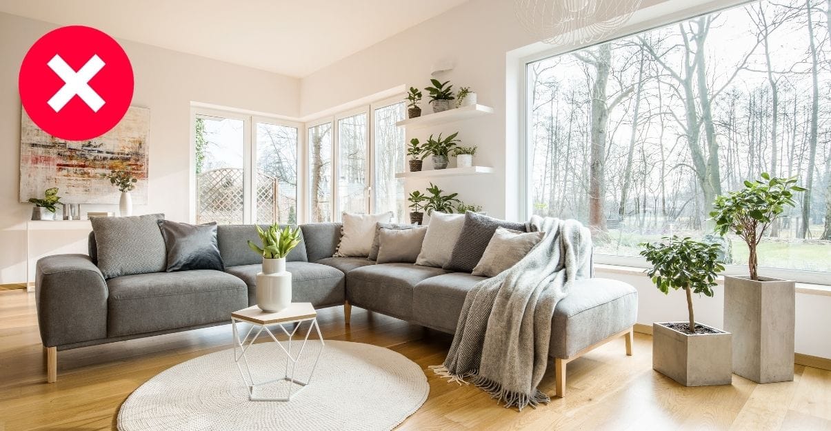 erreur agencement salon 