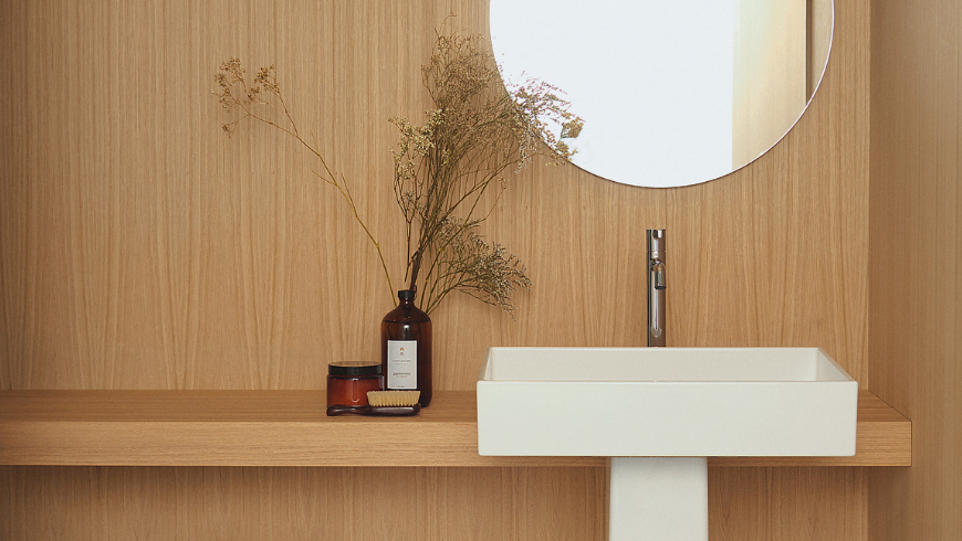 Lavabo Extra, robinetterie Joy - Atelier Collections IDEAL STANDARD