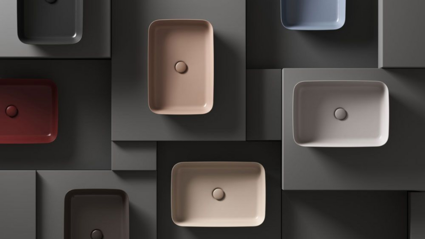 Vasque Ipalyss et sa palette de céramique 12 couleurs - Atelier Collections - IDEAL STANDARD