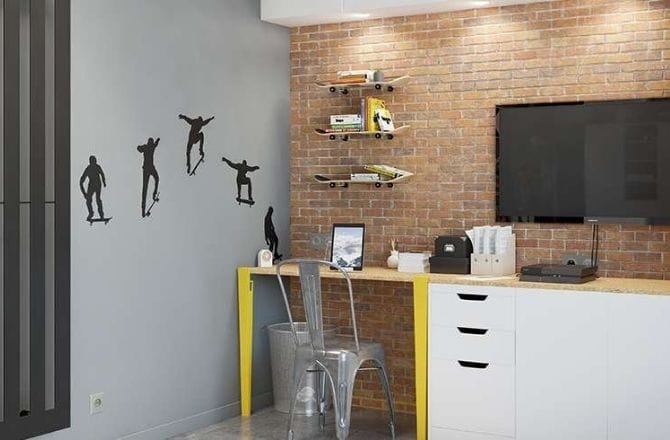 chambre ado industriel