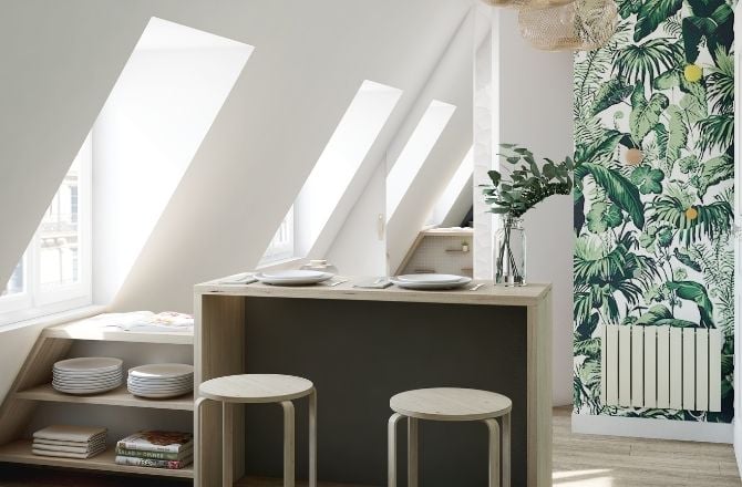 Idée 7 : Des combles aménagés en studio 