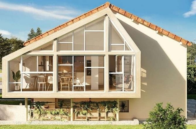 2- Une extension qui ouvre la façade sur l’extérieur 