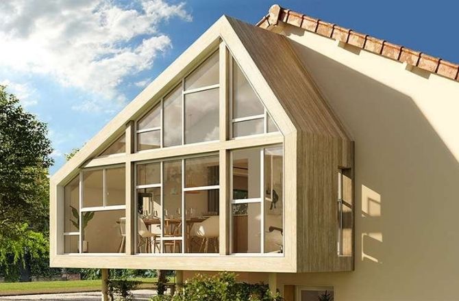 2- Une extension qui ouvre la façade sur l’extérieur 