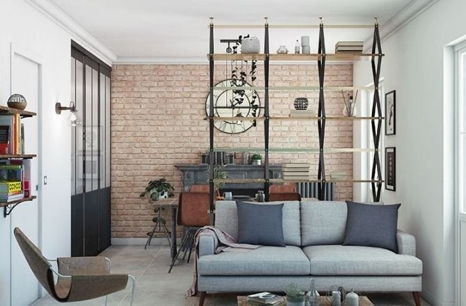 salon style industriel