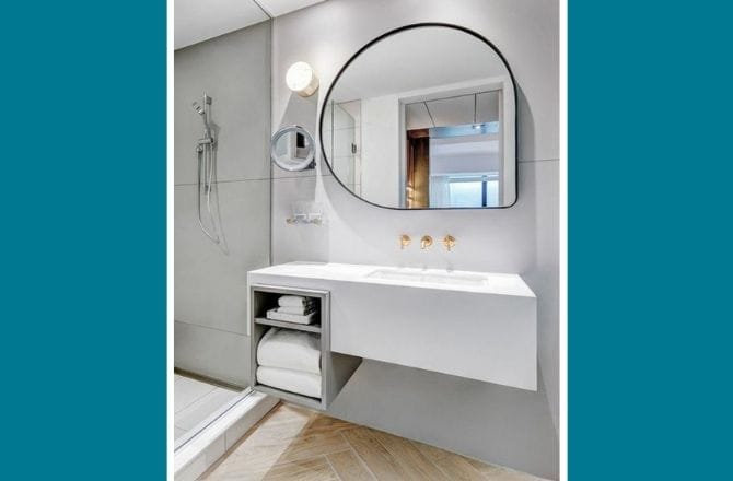 miroir salle de bain original