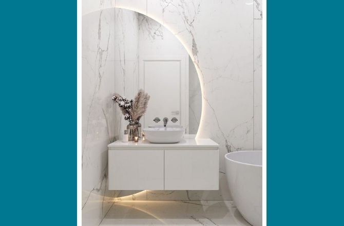 miroir salle de bain original