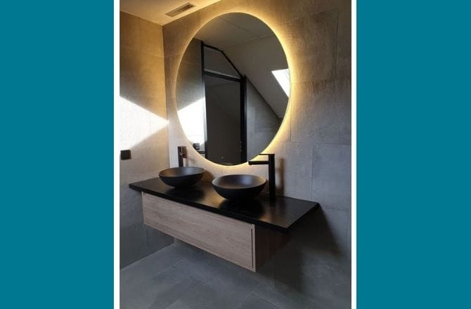 miroir salle de bain original