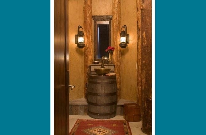 meuble vasque salle de bain original