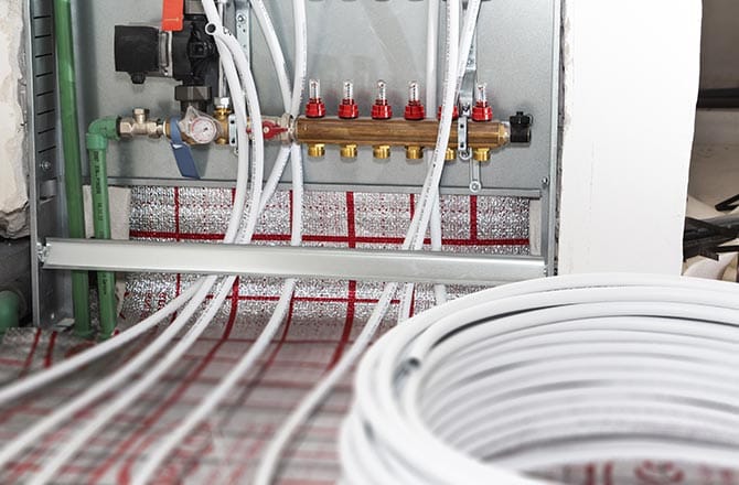 Chauffage au sol hydraulique