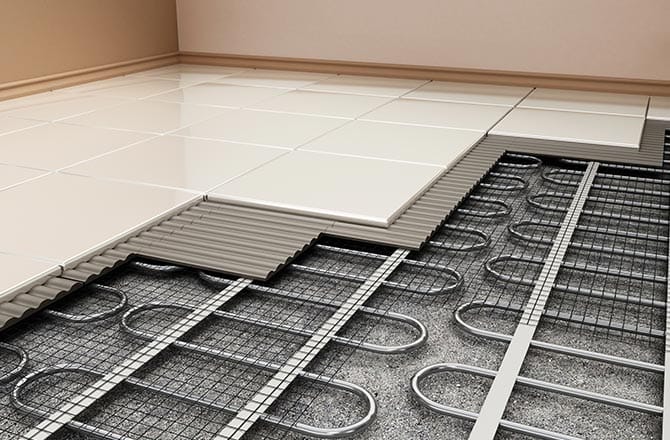 Chauffage au sol hydraulique