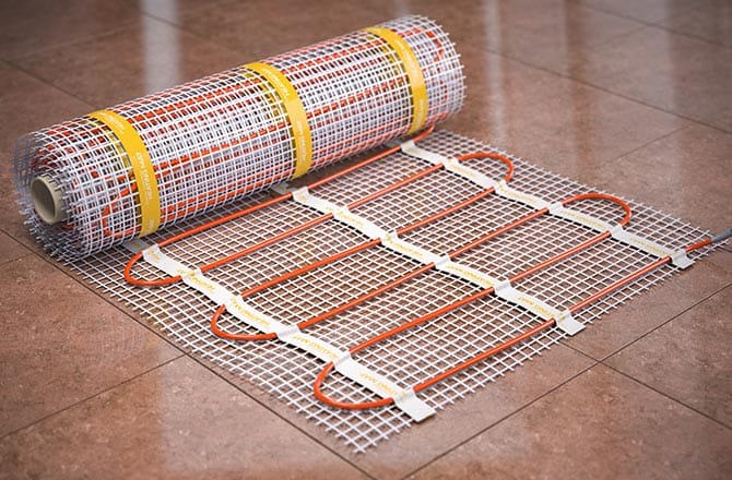 Chauffage au sol hydraulique