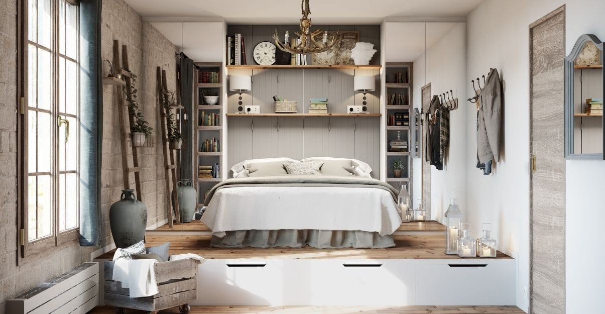 chambre a couche campagne chic
