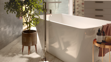 Mitigeur bain-douche pour baignoire îlot DOMINO