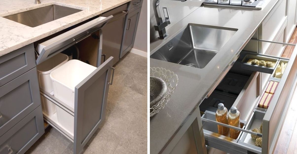 Rangement evier cuisine