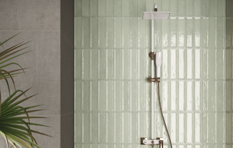 Revêtement mural de douche : la mosaïque