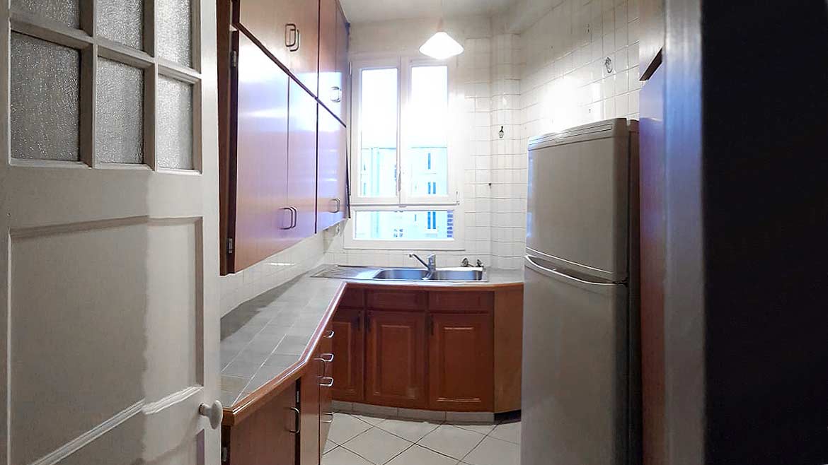 Rénovation d'un appartement de 56 m², vue avant