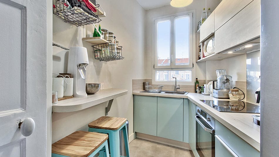 Une cuisine réagencée et modernisée pour plus practicité.