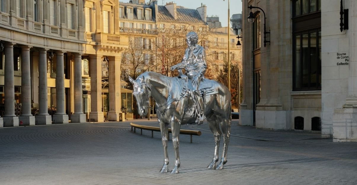 Charles Ray, Horse and rider, 2014, © Aurelien Mole
