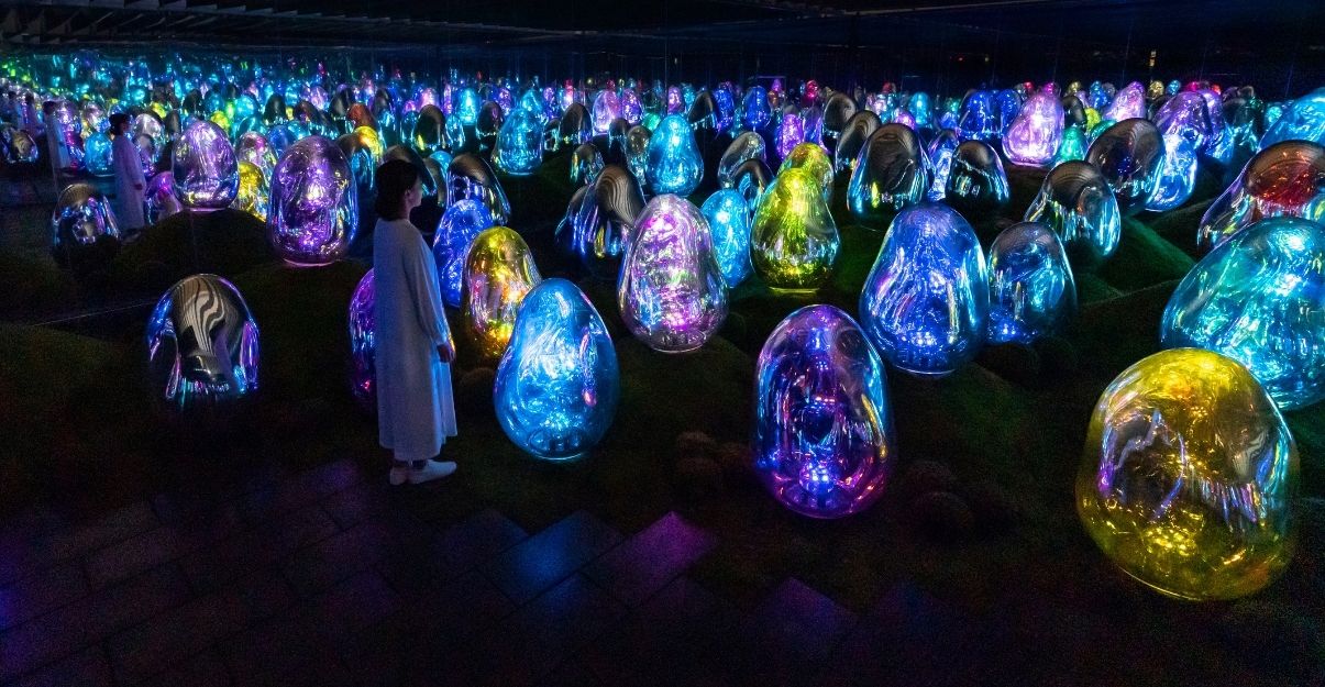 TeamLab Planets Moss Garden of Resonating Microcosms