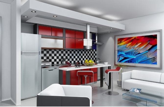 Aménagement d'un sous-sol en studio