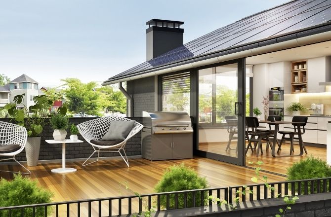 harmoniser sol interieur exterieur