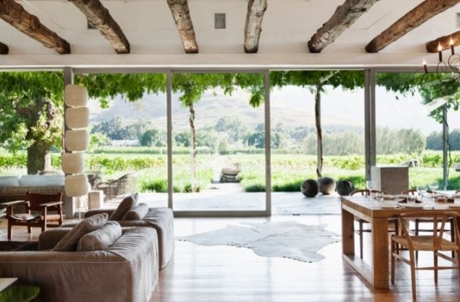 baie vitrée sans seuil