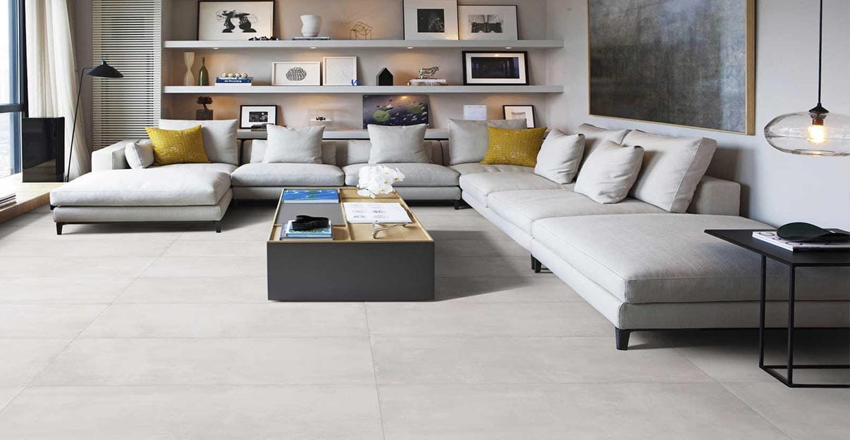 carrelage grand format effet pierre