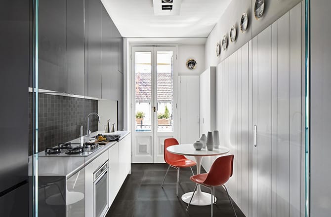 carrelage grand format noir