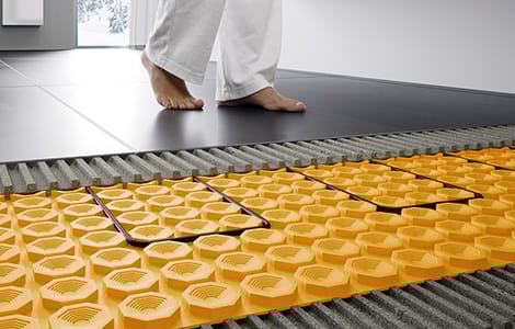 chauffage au sol salle de bain