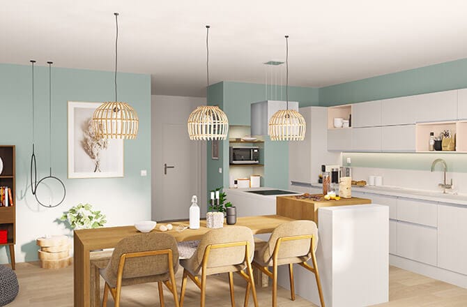 une cuisine au style scandinave