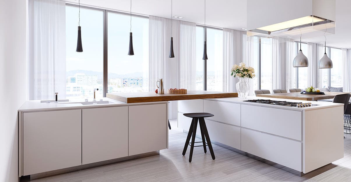 une cuisine au style scandinave moderne