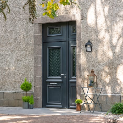 Porte d'entrée aluminium Athéna