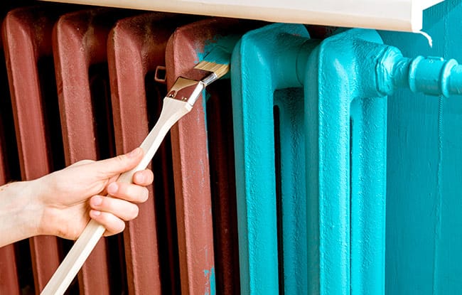 peindre sur du métal en intérieur