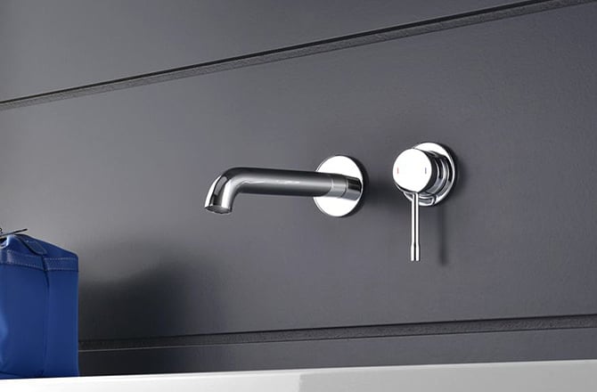 mitigeur de lavabo encastré