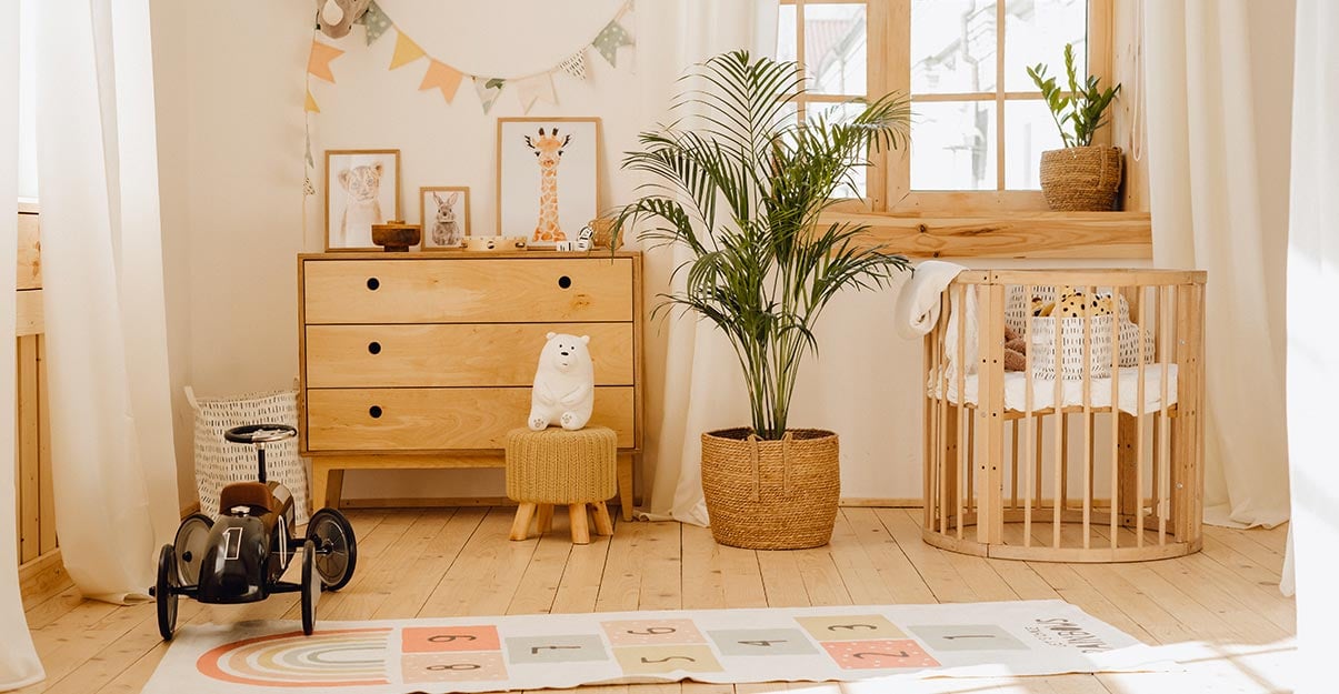 une chambre au style vintage