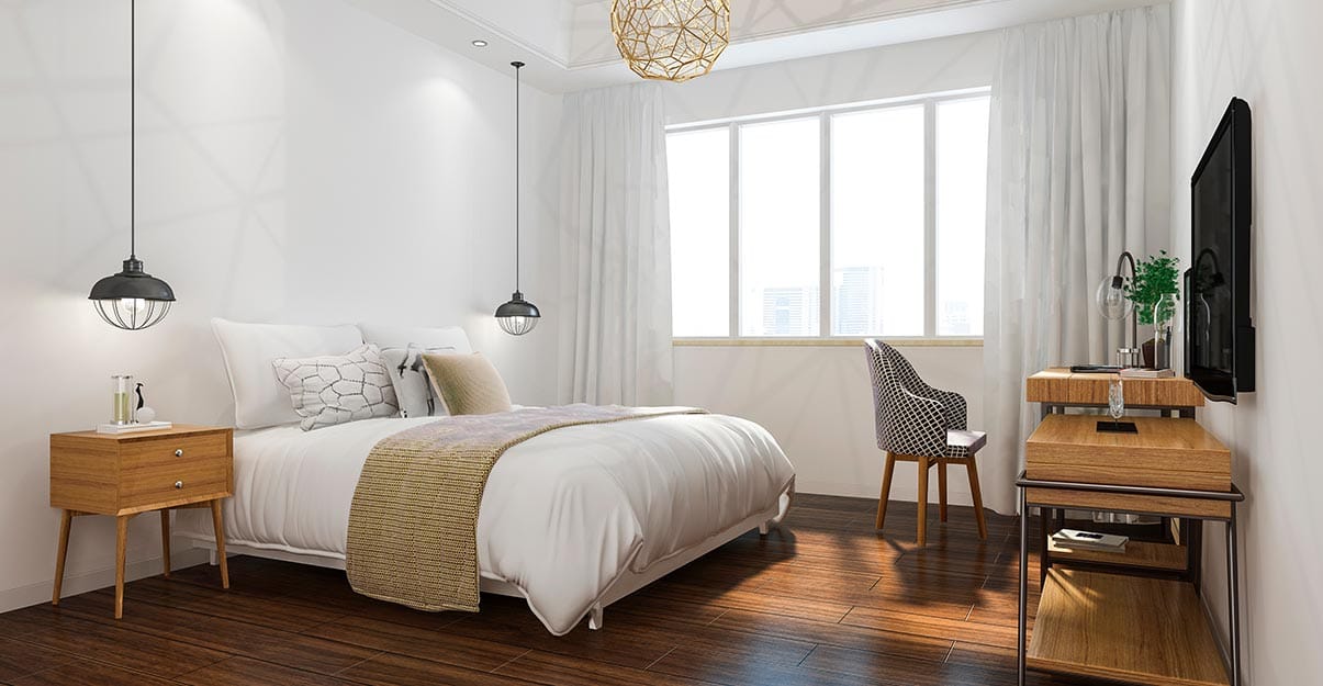 une chambre au style vintage