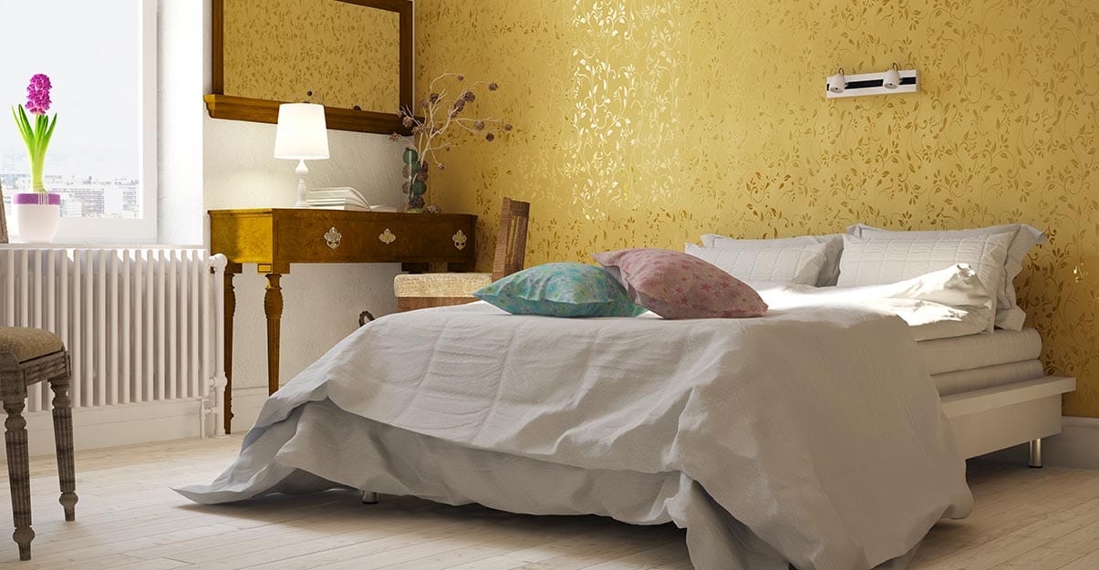 une chambre au style vintage