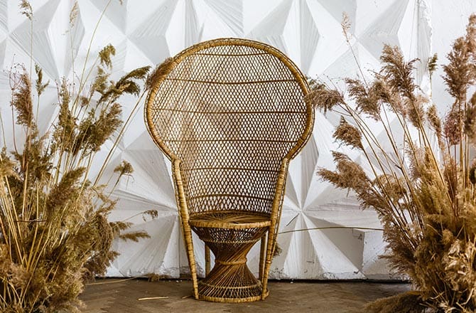 une chambre au style vintage